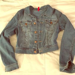 H&M cropped jean jacket